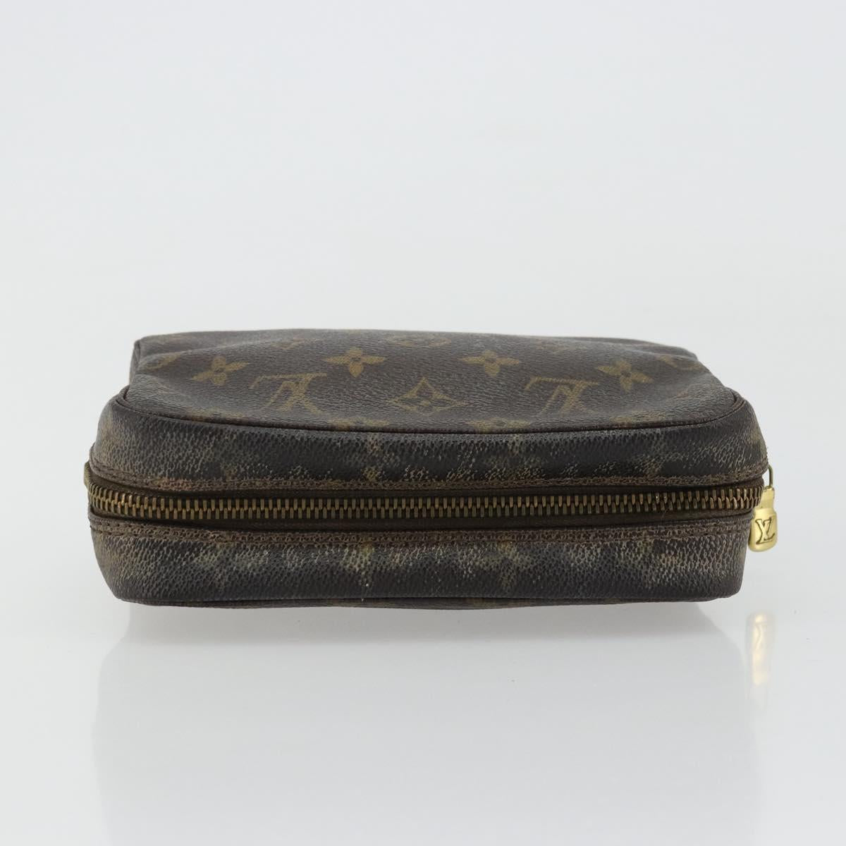 LOUIS VUITTON Monogram Trousse Toilette 18 Pouch M47526 LV Auth 177909