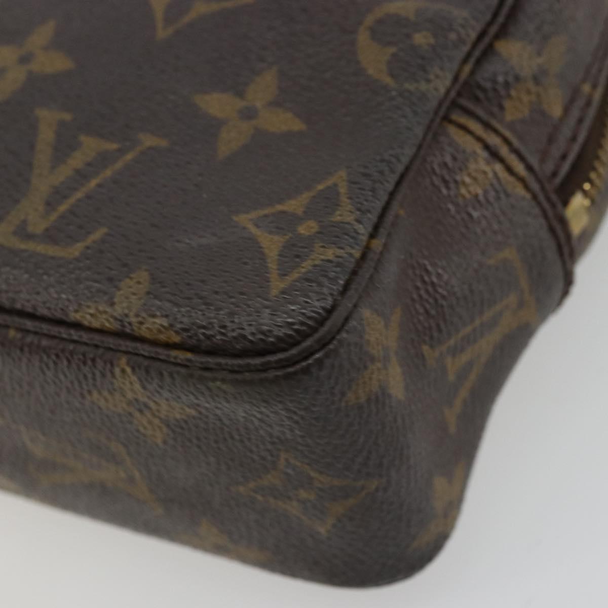 LOUIS VUITTON Monogram Trousse Toilette 18 Pouch M47526 LV Auth 177909