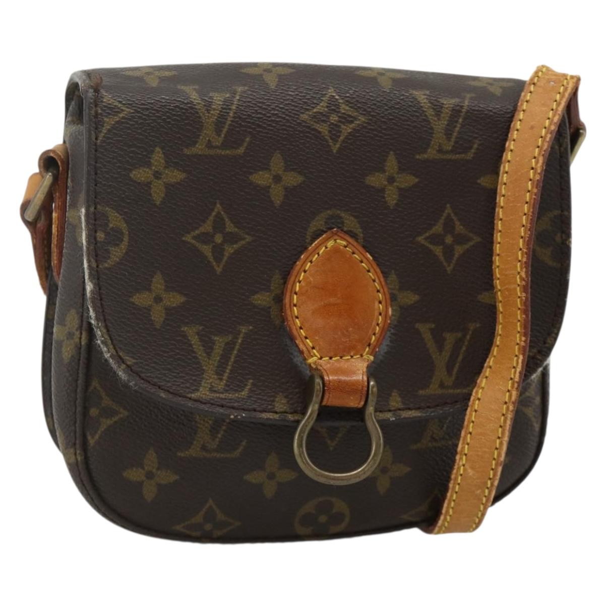 LOUIS VUITTON Monogram Saint Cloud PM Shoulder Bag M51244 LV Auth 177924