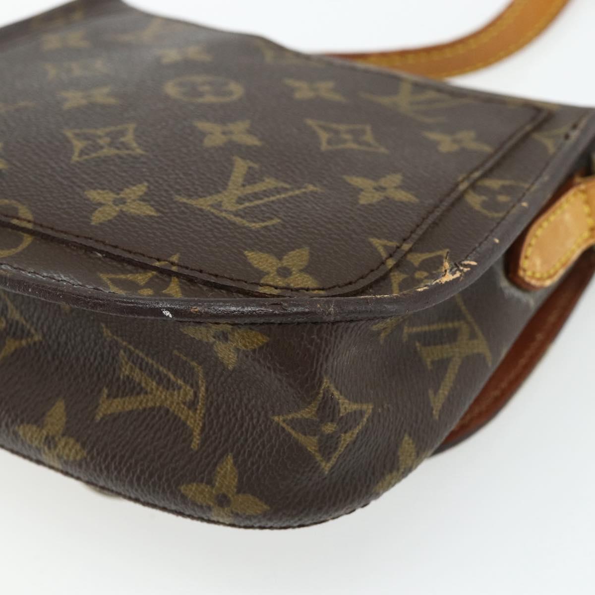LOUIS VUITTON Monogram Saint Cloud PM Shoulder Bag M51244 LV Auth 177924