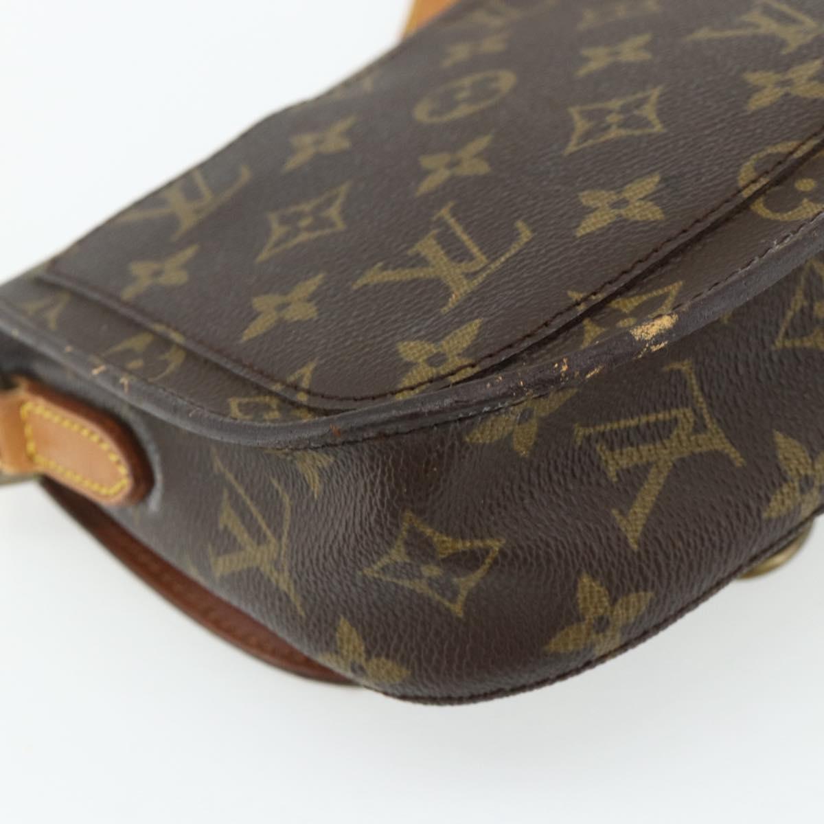 LOUIS VUITTON Monogram Saint Cloud PM Shoulder Bag M51244 LV Auth 177924