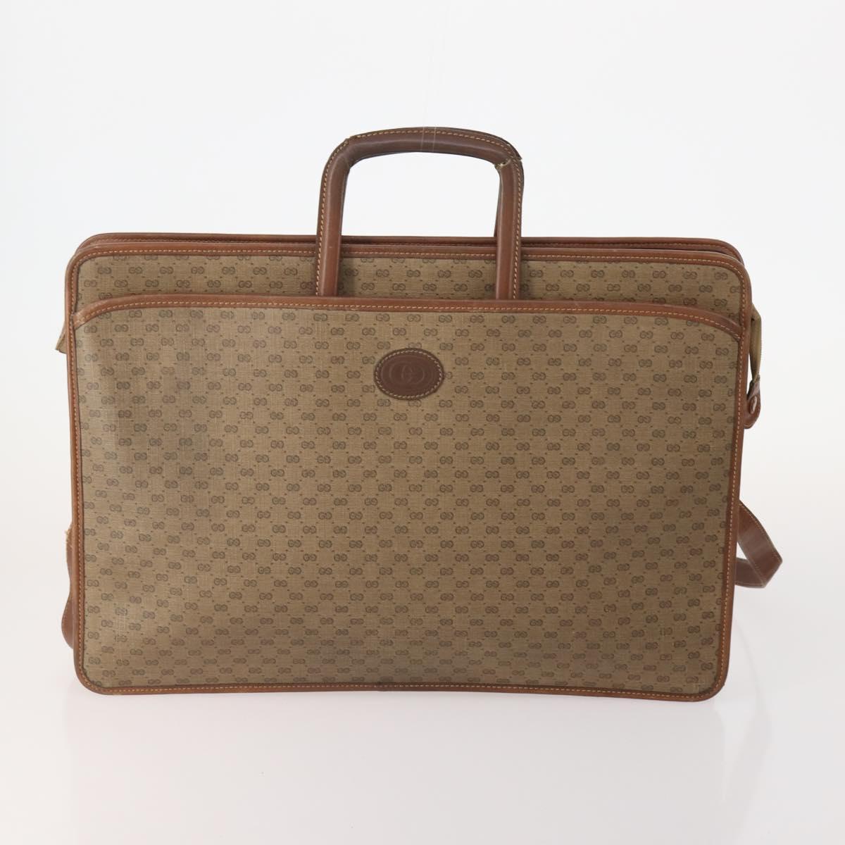 GUCCI GG Supreme Micro GG Supreme Web Sherry Line Bag PVC 4 Set Auth 177931