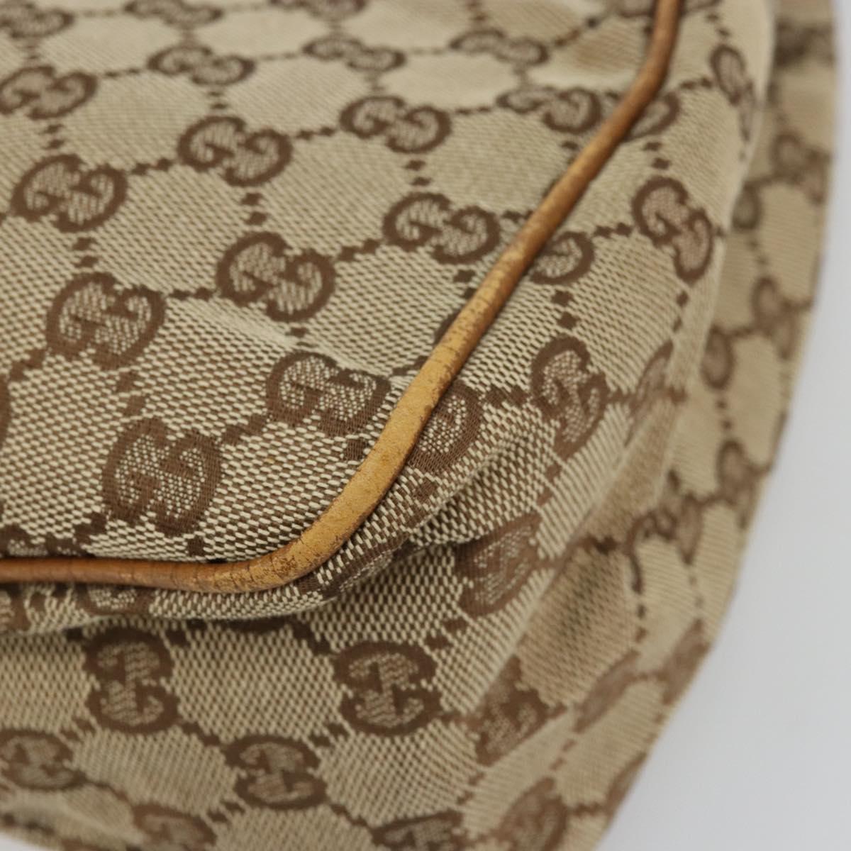 GUCCI GG Canvas Hand Bag Beige 106495 Auth 177964A