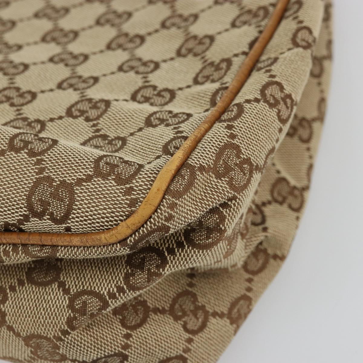 GUCCI GG Canvas Hand Bag Beige 106495 Auth 177964A