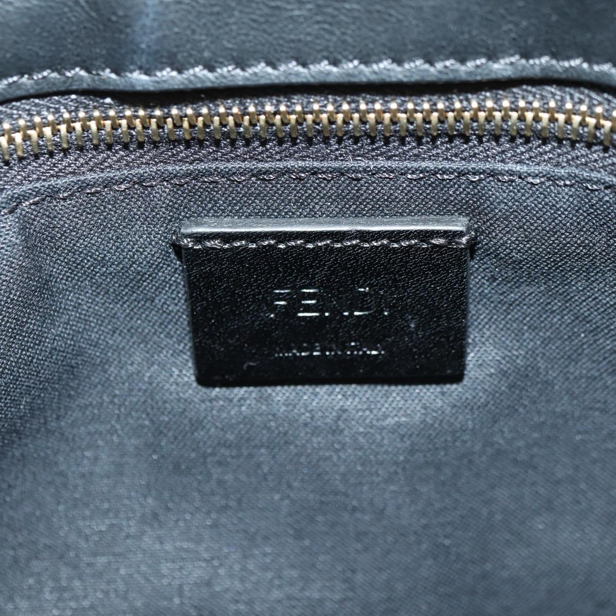 FENDI Zucca Canvas Baguette Slim Shoulder Bag Red Gold Auth 177965A