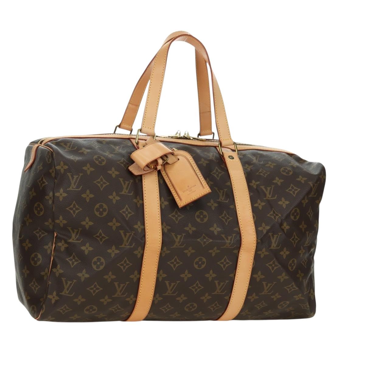 LOUIS VUITTON Monogram Sac Souple 45 Boston Bag M41624 LV Auth 177968SAV