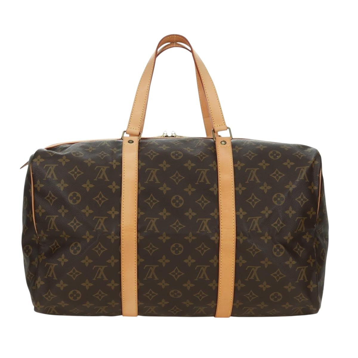 LOUIS VUITTON Monogram Sac Souple 45 Boston Bag M41624 LV Auth 177968SAV