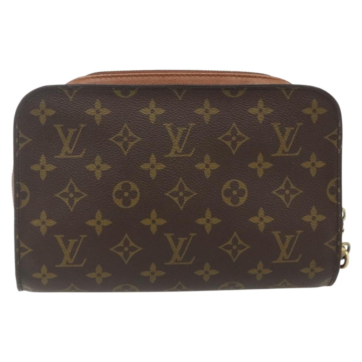 LOUIS VUITTON Monogram Orsay Clutch Bag M51790 LV Auth 178021