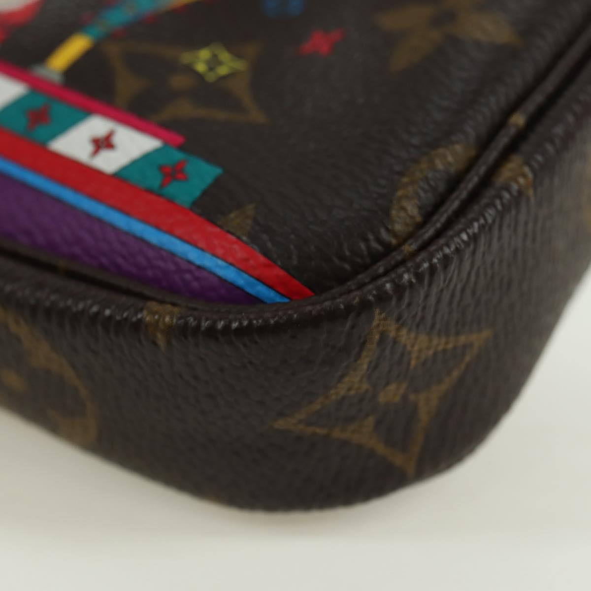 LOUIS VUITTON Vivienne Mini Pochette Accessoires Pouch M81965 LV Auth 178030M