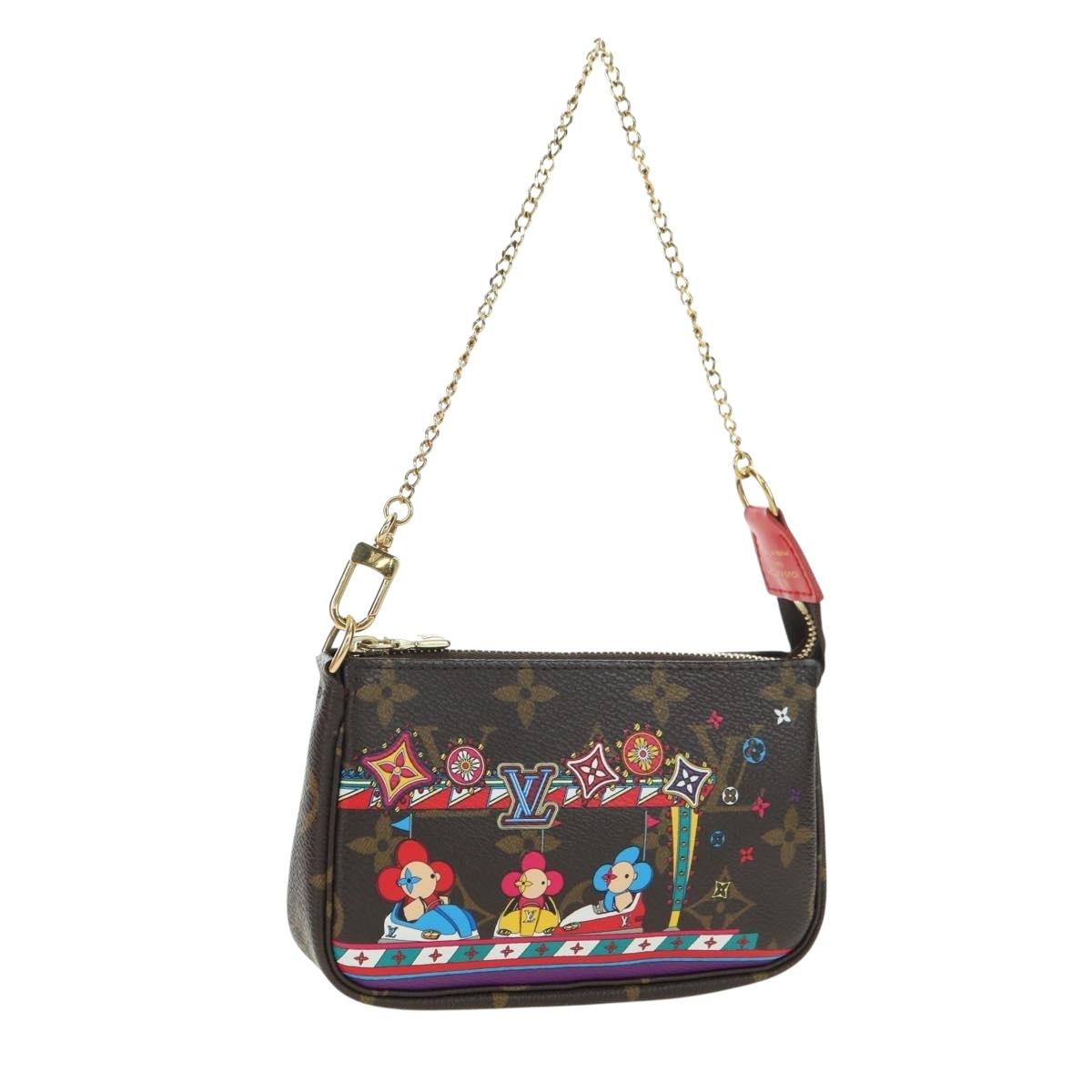 LOUIS VUITTON Vivienne Mini Pochette Accessoires Pouch M81965 LV Auth 178030M