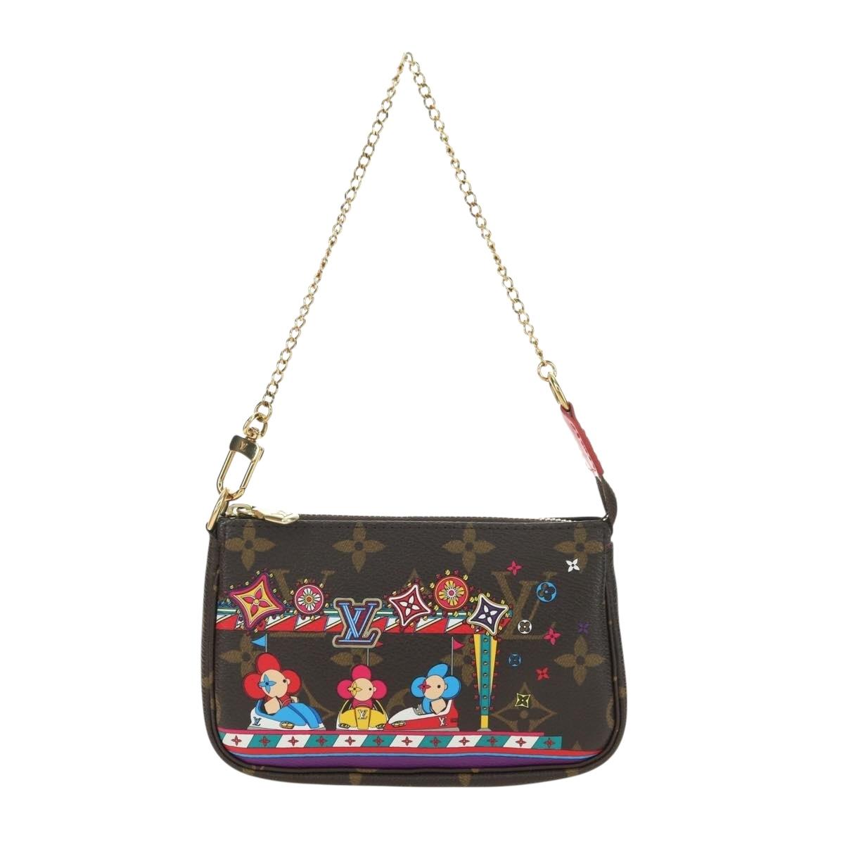 LOUIS VUITTON Vivienne Mini Pochette Accessoires Pouch M81965 LV Auth 178030M