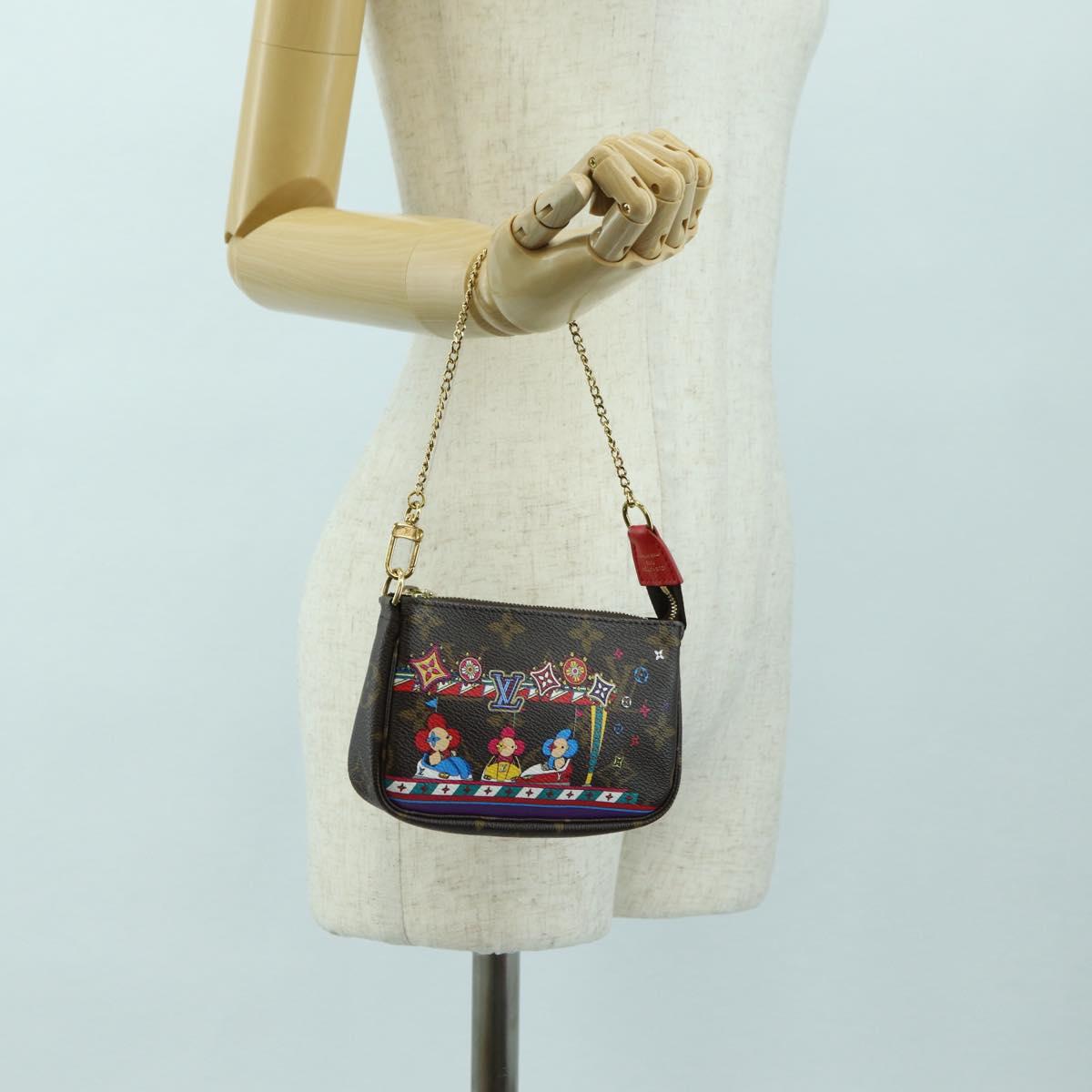 LOUIS VUITTON Vivienne Mini Pochette Accessoires Pouch M81965 LV Auth 178030M