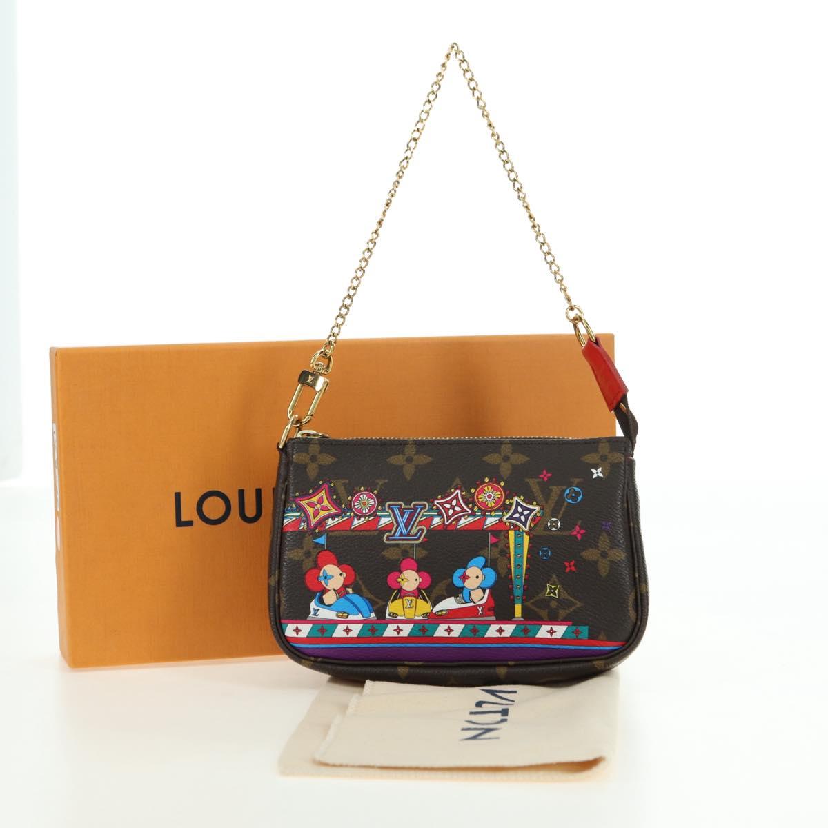LOUIS VUITTON Vivienne Mini Pochette Accessoires Pouch M81965 LV Auth 178030M