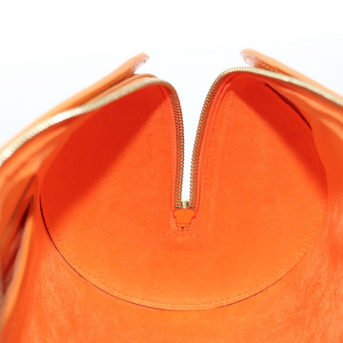 LOUIS VUITTON Epi Soufflot Hand Bag Orange Mandarin M5222H LV Auth 178045SAV
