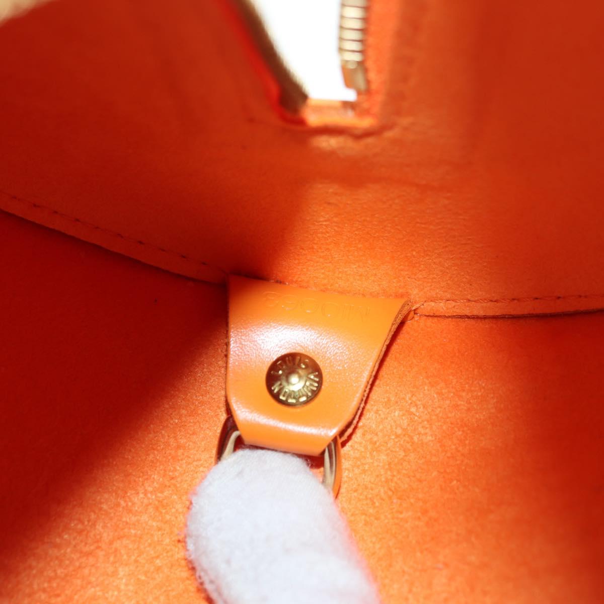 LOUIS VUITTON Epi Soufflot Hand Bag Orange Mandarin M5222H LV Auth 178045SAV