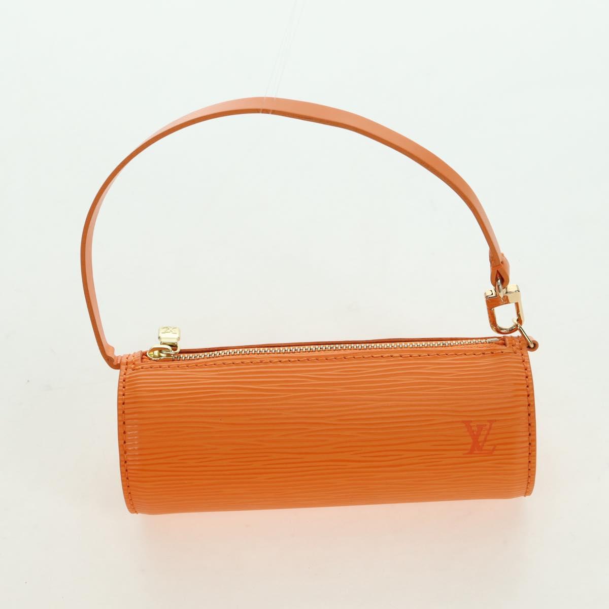 LOUIS VUITTON Epi Soufflot Hand Bag Orange Mandarin M5222H LV Auth 178045SAV