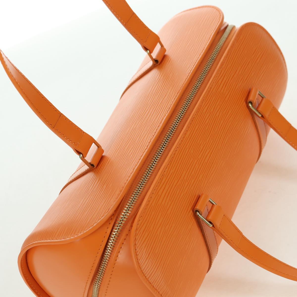 LOUIS VUITTON Epi Soufflot Hand Bag Orange Mandarin M5222H LV Auth 178045SAV