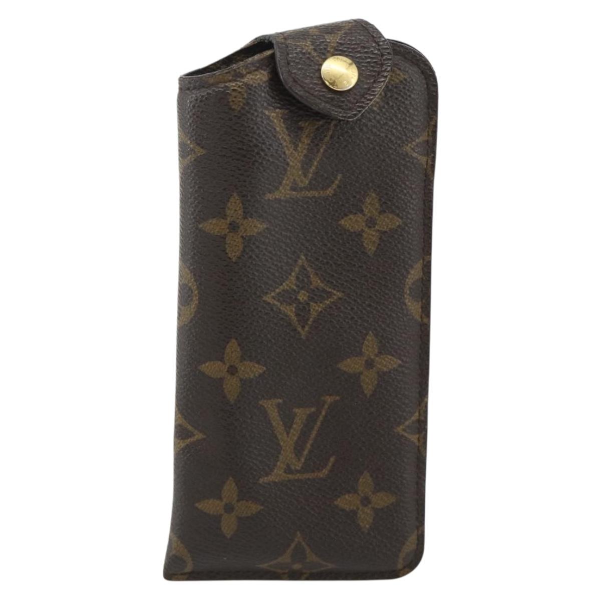 LOUIS VUITTON Monogram Etui Lunette PM Glasses Case M66545 LV Auth 178049A