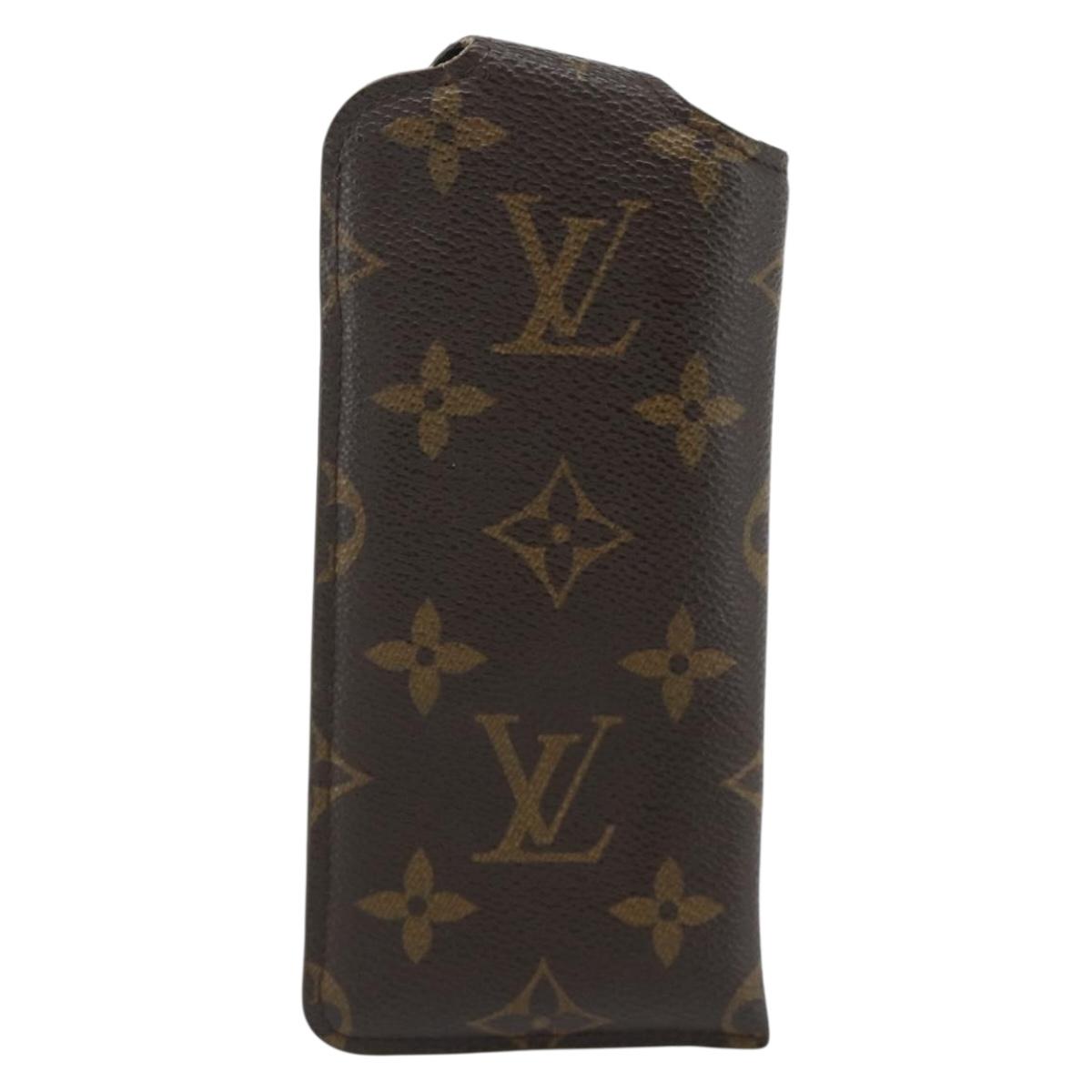 LOUIS VUITTON Monogram Etui Lunette PM Glasses Case M66545 LV Auth 178049A