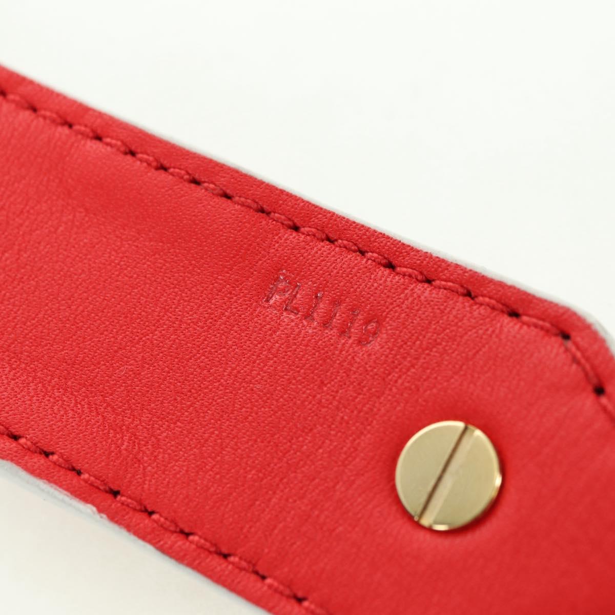 LOUIS VUITTON Monogram Shoulder Strap 41.7"" Rouge J02287 LV Auth 178051V