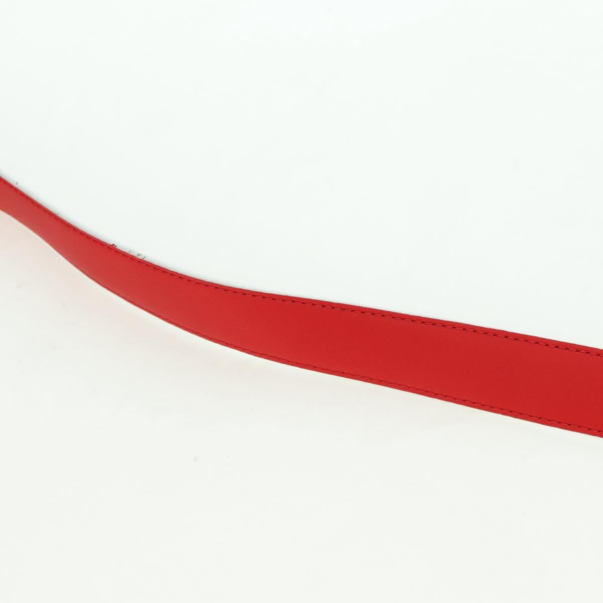 LOUIS VUITTON Monogram Shoulder Strap 41.7"" Rouge J02287 LV Auth 178051V