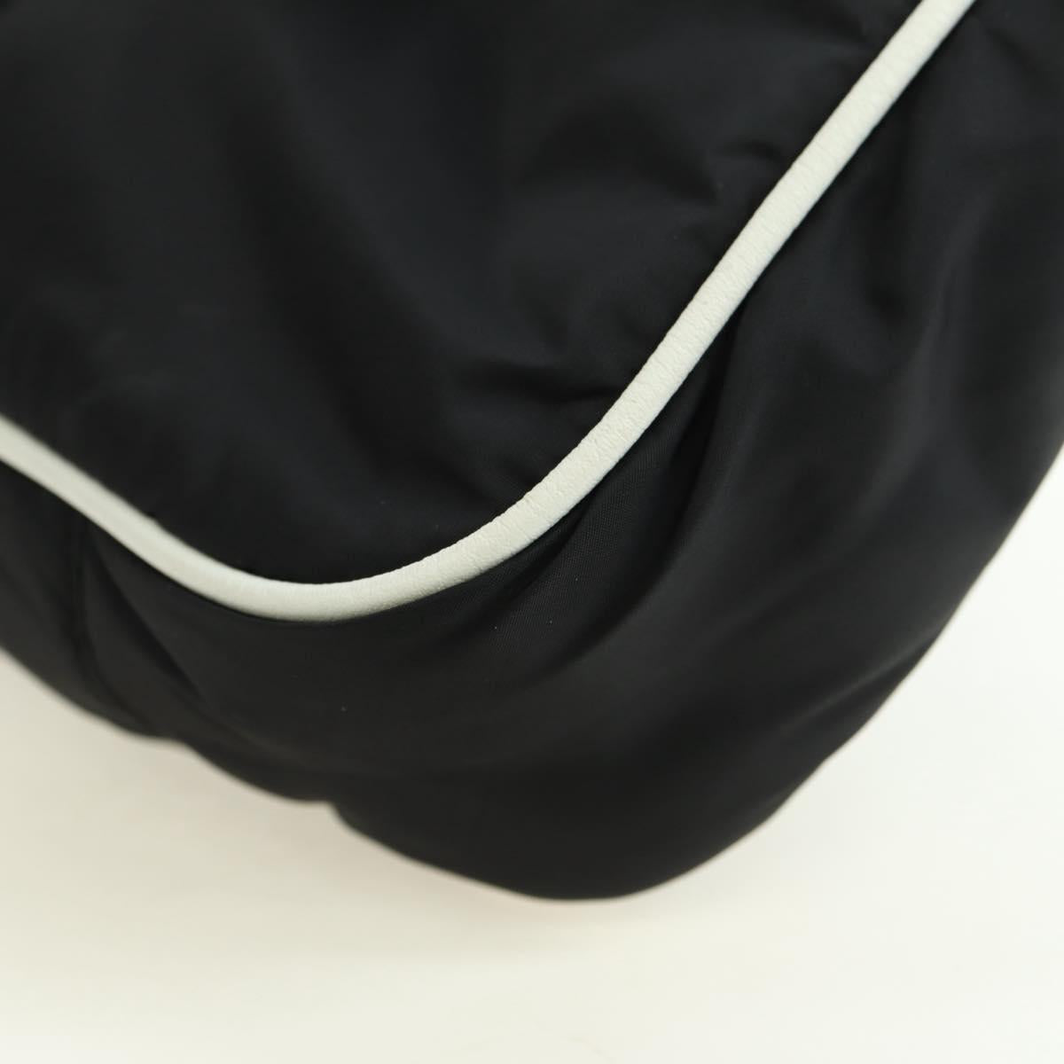 SAINT LAURENT Shoulder Bag Nylon Black Auth 178069SAM