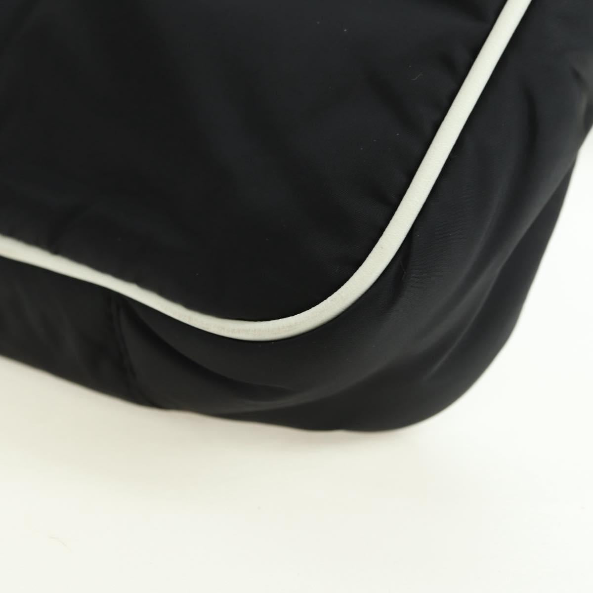 SAINT LAURENT Shoulder Bag Nylon Black Auth 178069SAM