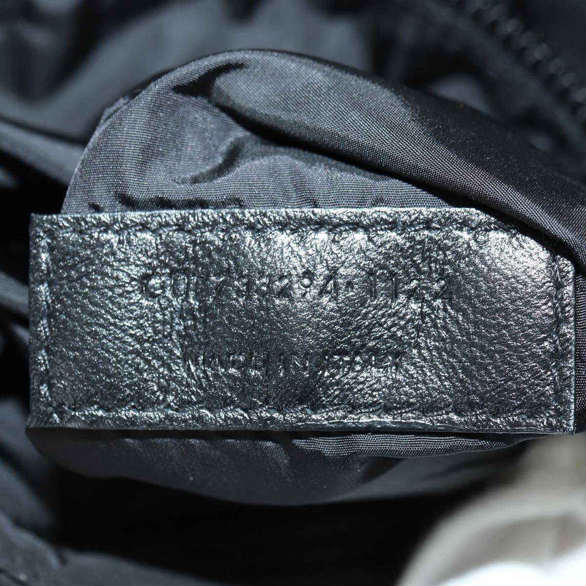 SAINT LAURENT Shoulder Bag Nylon Black Auth 178069SAM