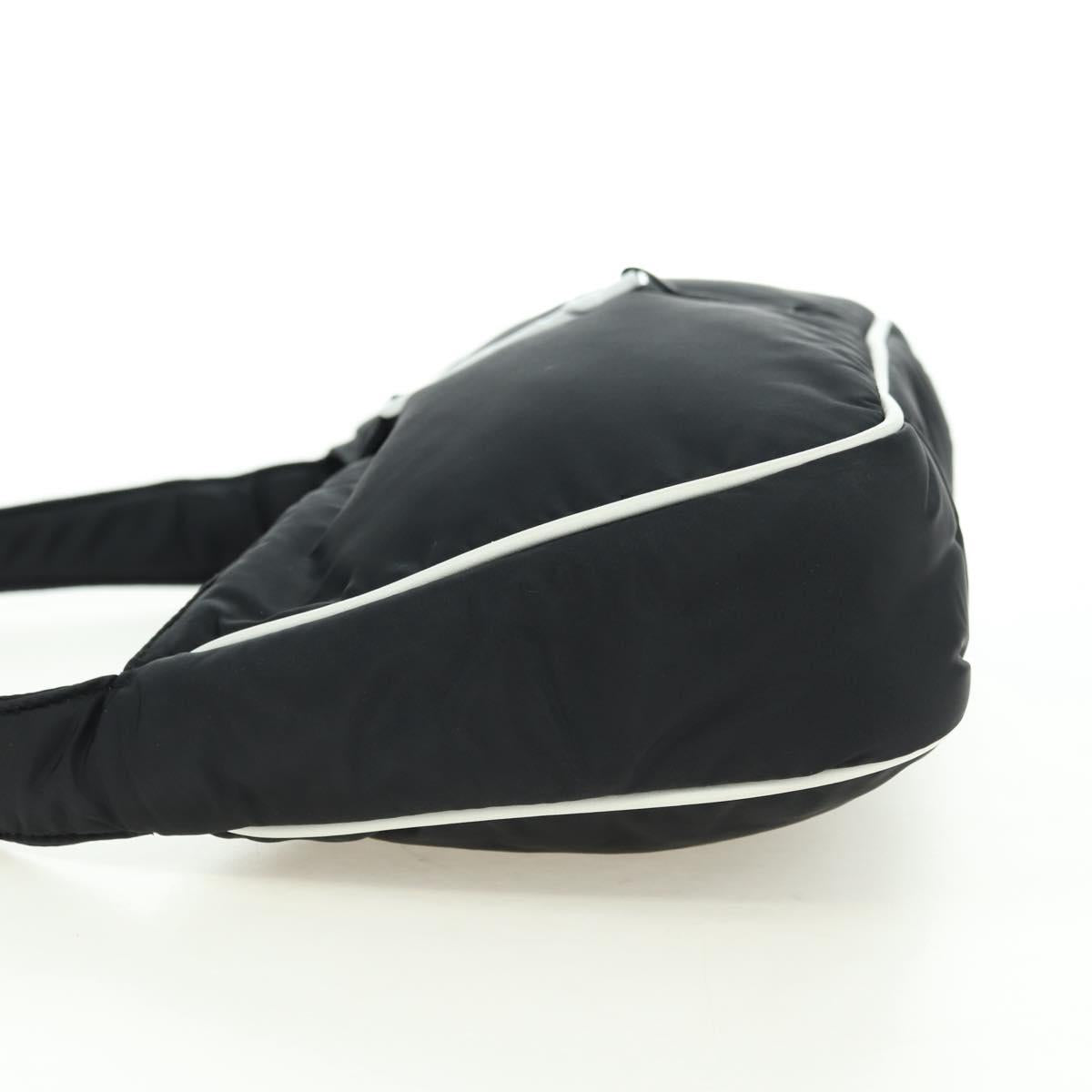 SAINT LAURENT Shoulder Bag Nylon Black Auth 178069SAM