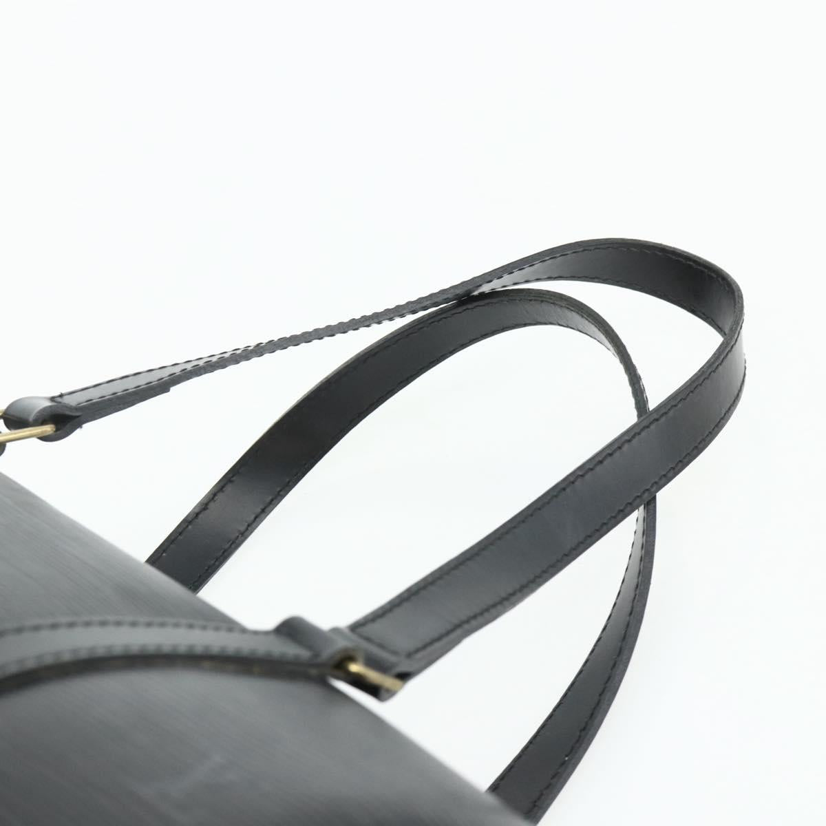LOUIS VUITTON Epi Soufflot Hand Bag Black M52222 LV Auth 178075A