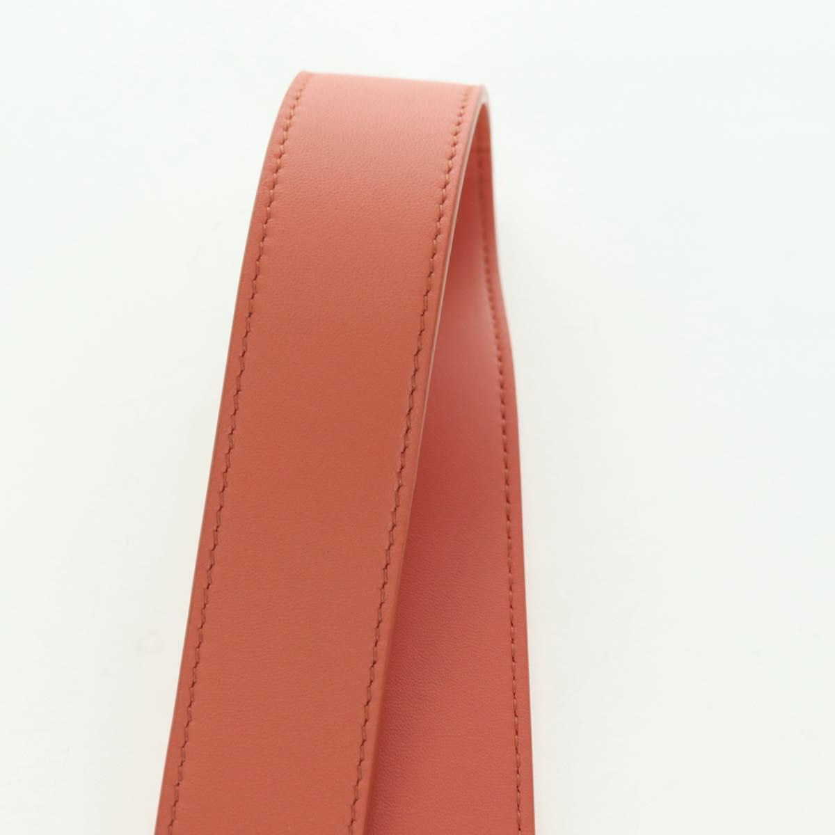 Christian Dior Shoulder Strap Leather 41.7"" Pink Auth 178089M