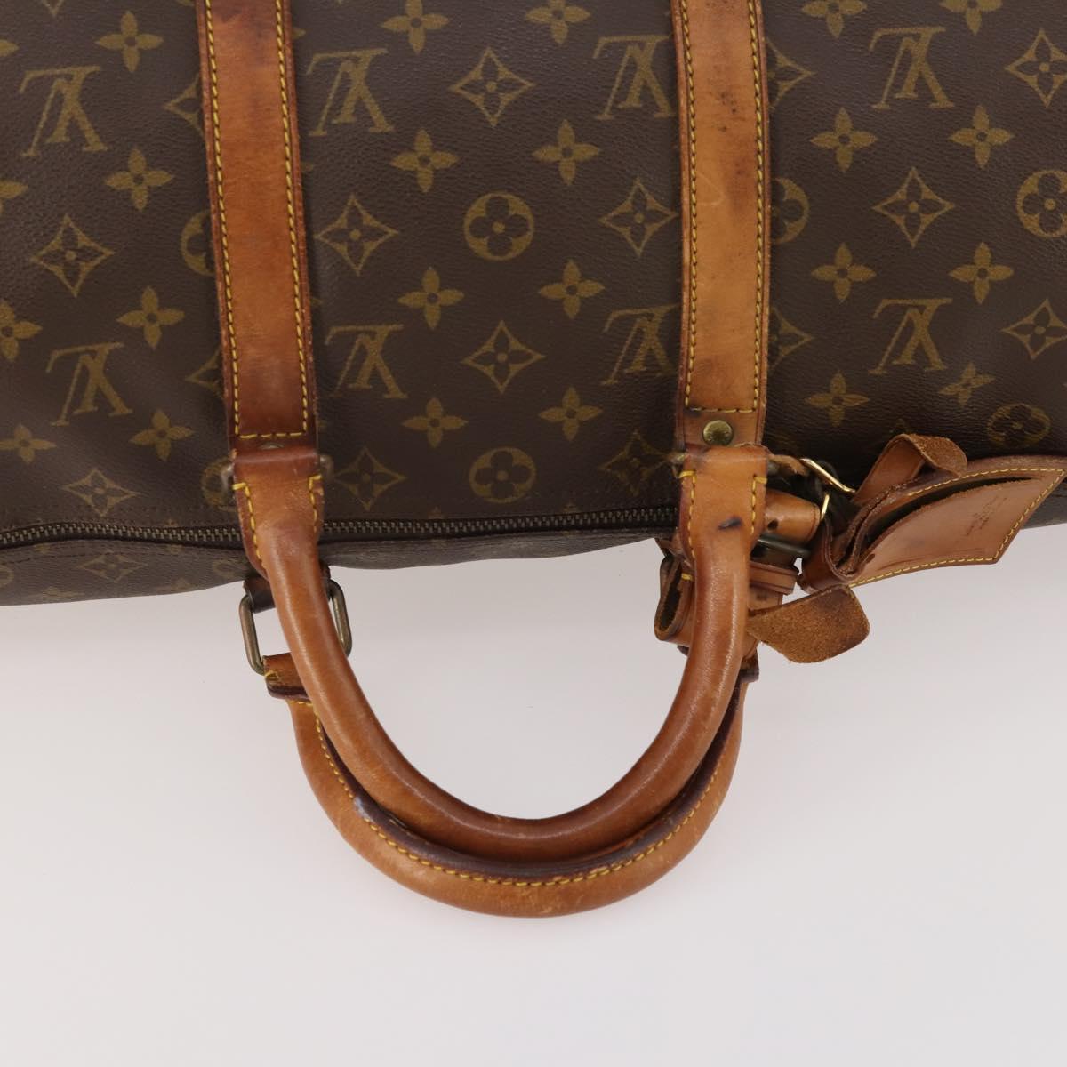 LOUIS VUITTON Monogram Keepall 50 Boston Bag M41426 LV Auth 178137