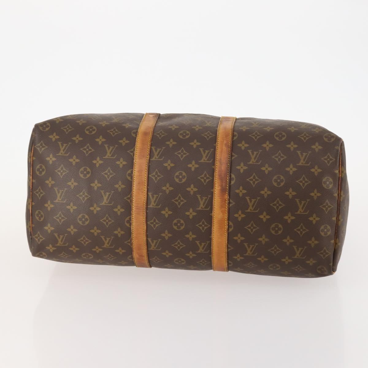 LOUIS VUITTON Monogram Keepall 50 Boston Bag M41426 LV Auth 178137