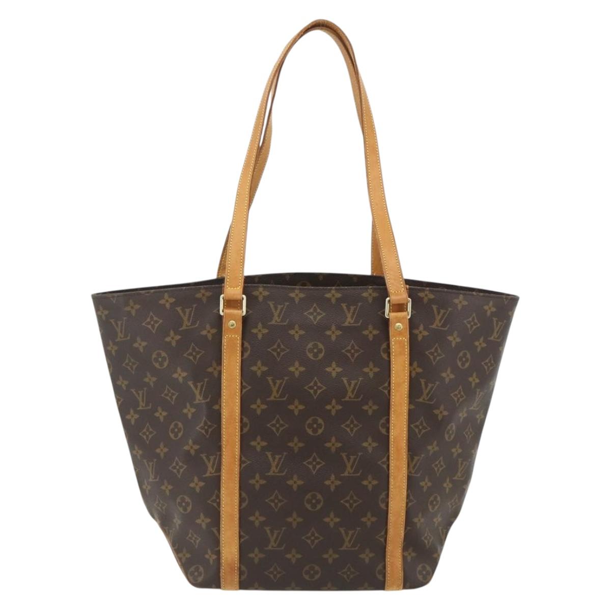 LOUIS VUITTON Monogram Sac Shopping Tote Bag M51108 LV Auth 178138