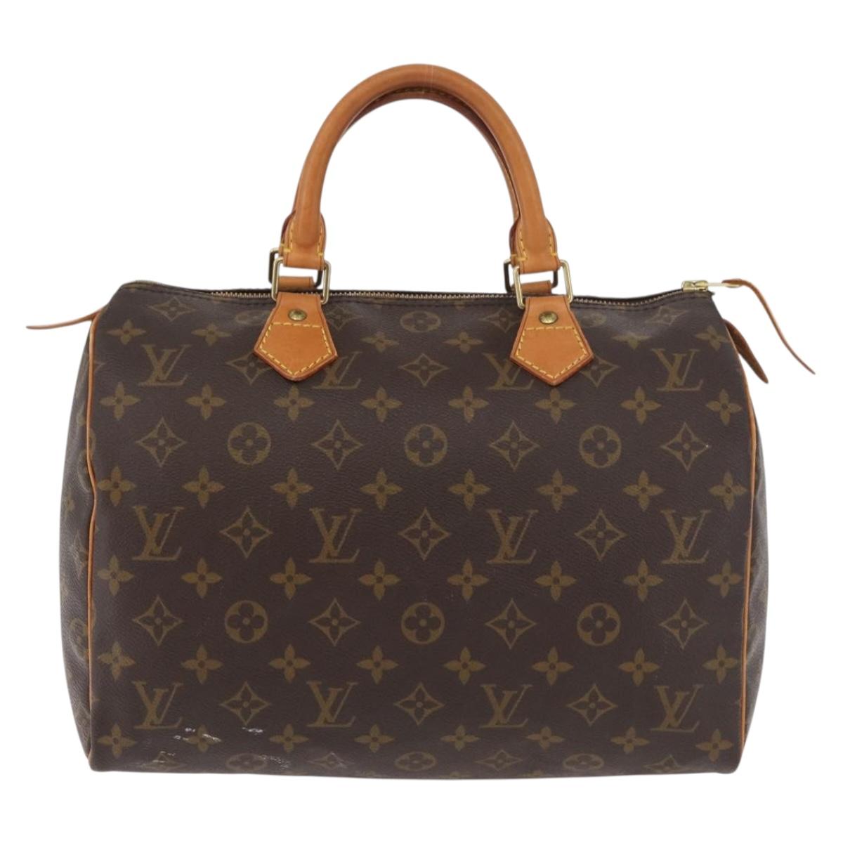 LOUIS VUITTON Monogram Speedy 30 Hand Bag M41526 LV Auth 178143A