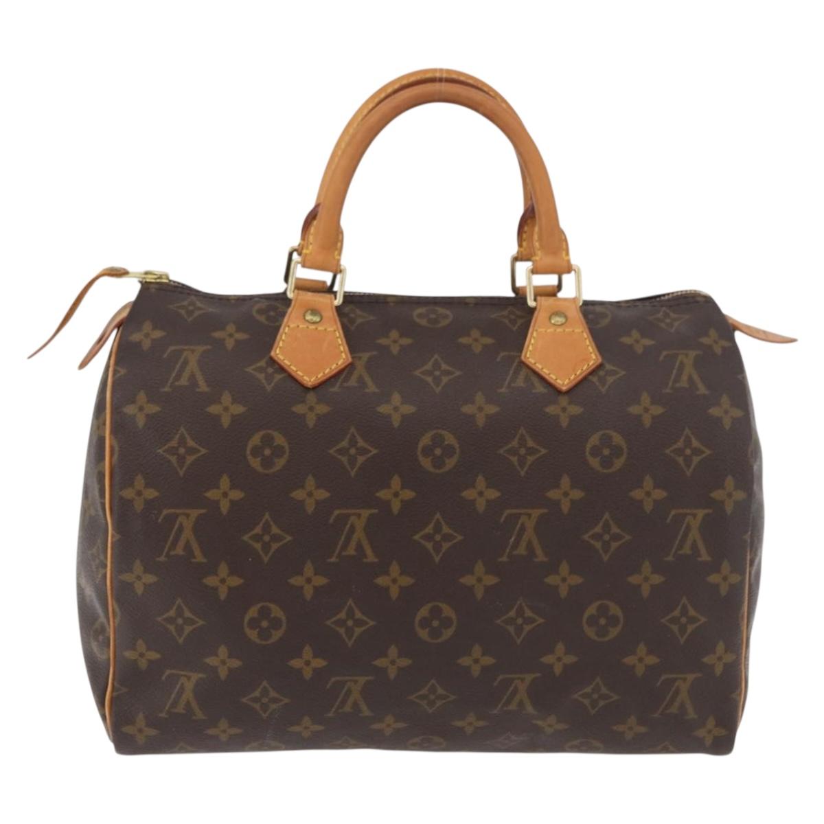LOUIS VUITTON Monogram Speedy 30 Hand Bag M41526 LV Auth 178143A