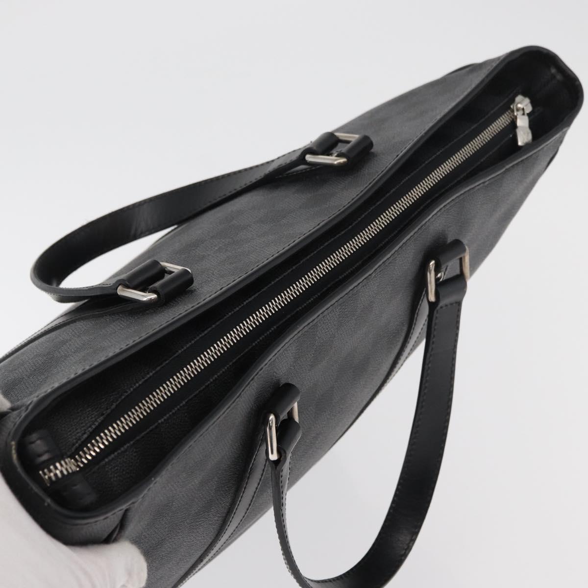 LOUIS VUITTON Damier Graphite Tadao Shoulder Bag 2way N51192 LV Auth 178145