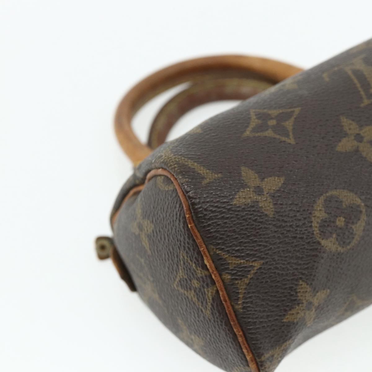 LOUIS VUITTON Monogram Mini Speedy Hand Bag M41534 LV Auth 178149