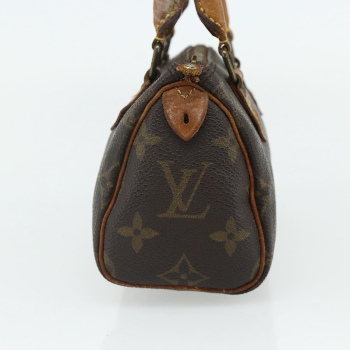 LOUIS VUITTON Monogram Mini Speedy Hand Bag M41534 LV Auth 178149