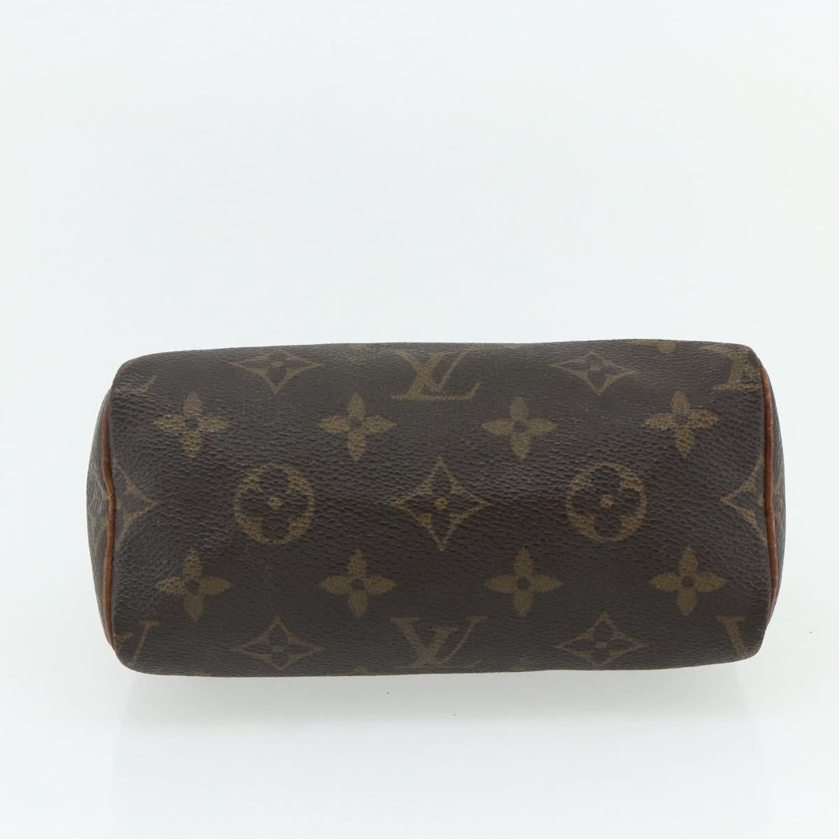 LOUIS VUITTON Monogram Mini Speedy Hand Bag M41534 LV Auth 178149