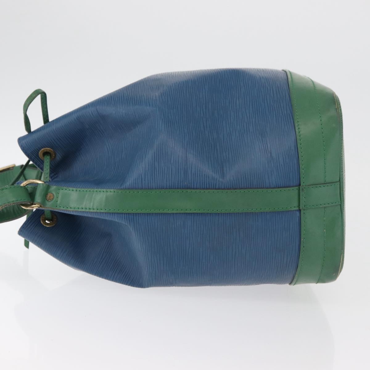 LOUIS VUITTON Epi Noe Shoulder Bag Bicolor Green Blue M44044 LV Auth 178152
