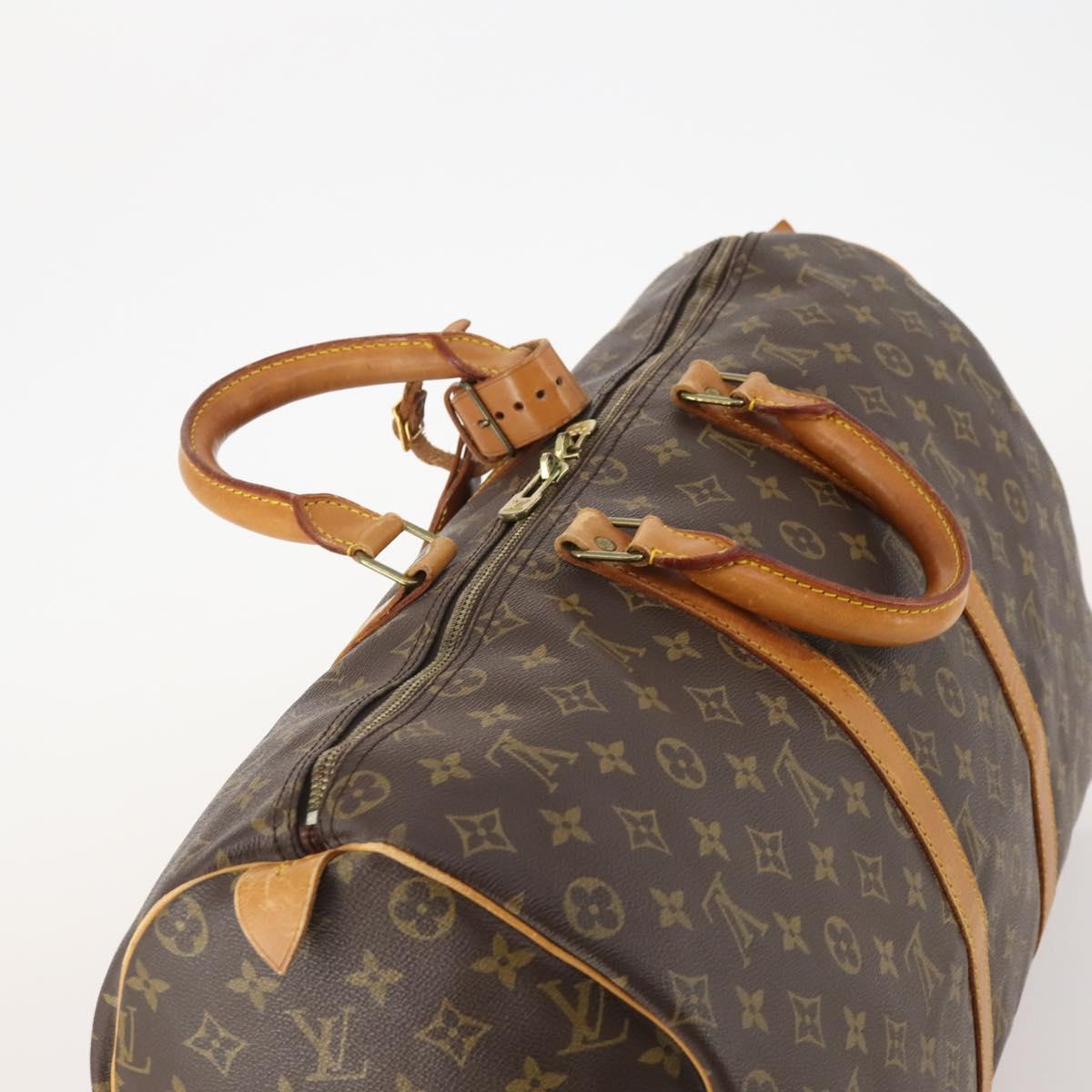 LOUIS VUITTON Monogram Keepall 50 Boston Bag M41426 LV Auth 178155
