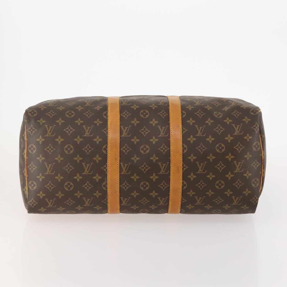 LOUIS VUITTON Monogram Keepall 50 Boston Bag M41426 LV Auth 178155