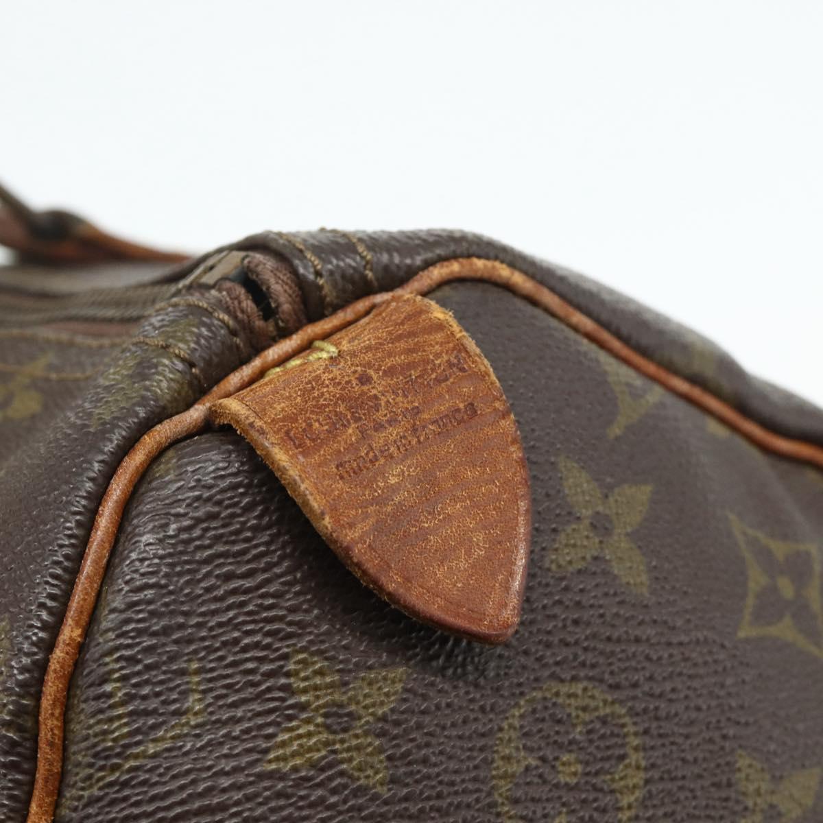 LOUIS VUITTON Monogram Speedy 30 Hand Bag M41526 LV Auth 178157