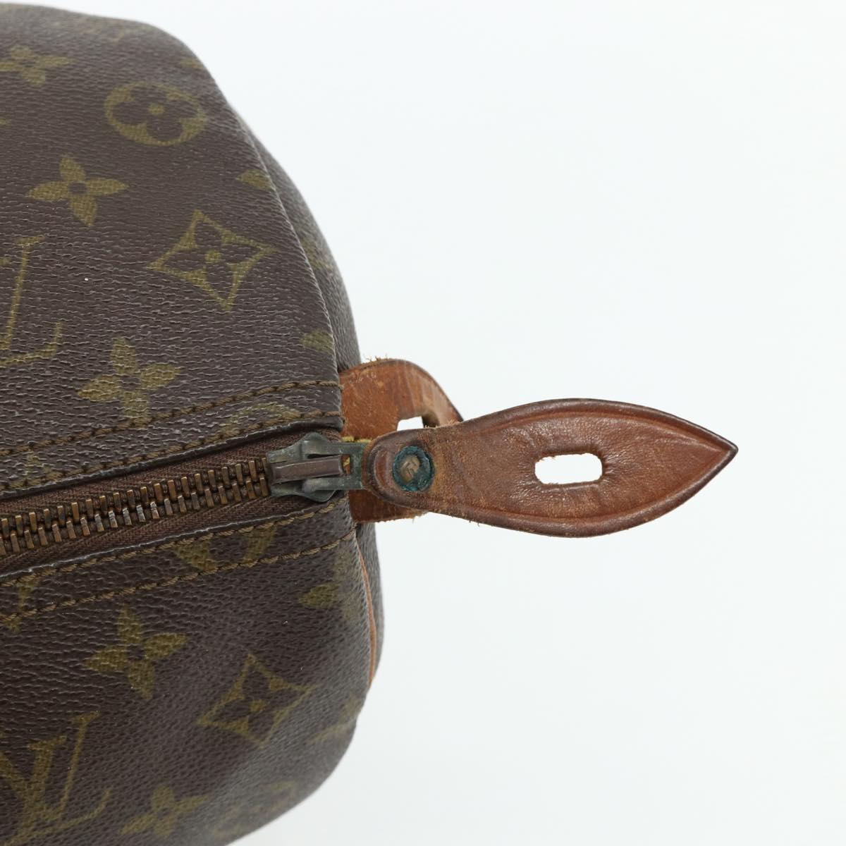 LOUIS VUITTON Monogram Speedy 30 Hand Bag M41526 LV Auth 178157