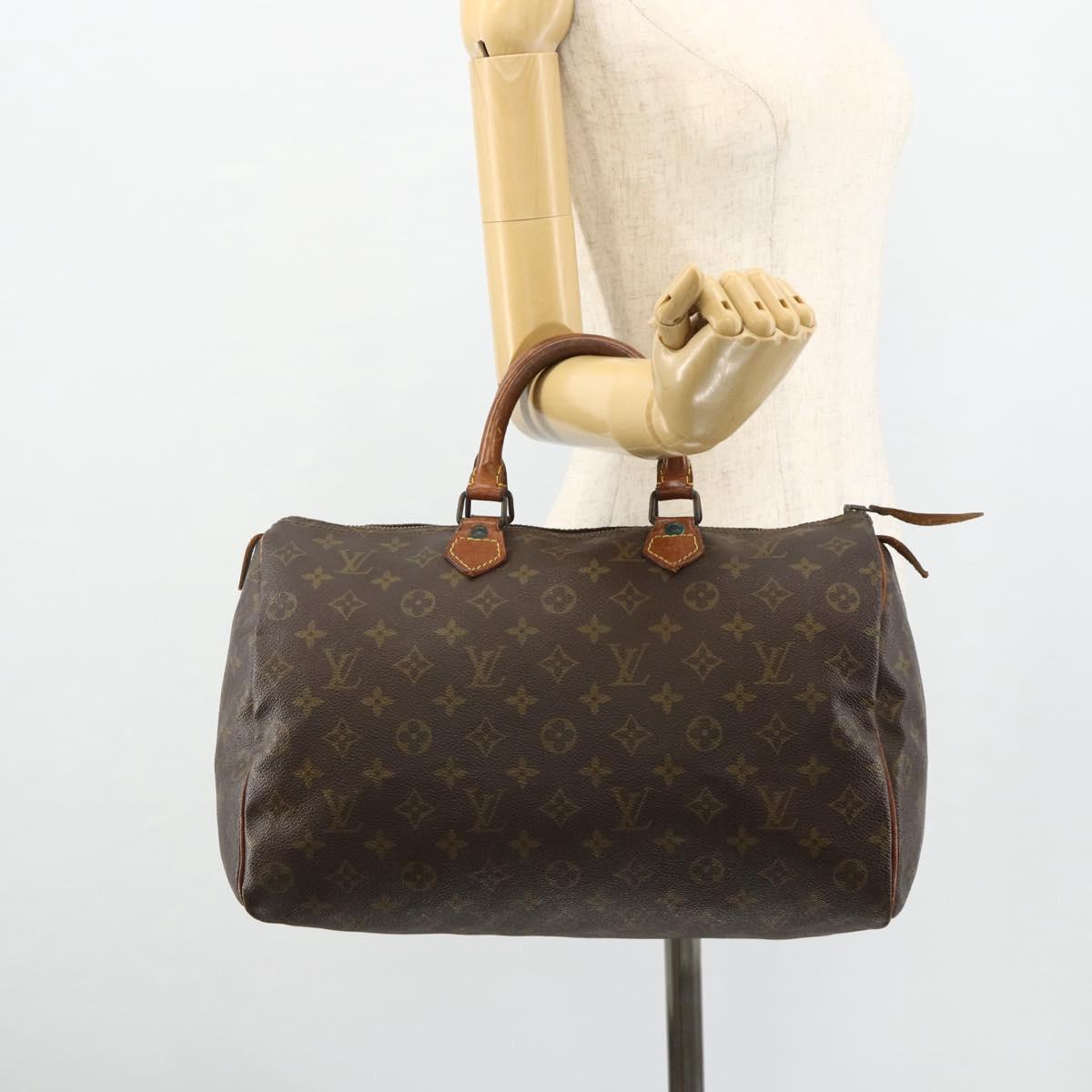 LOUIS VUITTON Monogram Speedy 30 Hand Bag M41526 LV Auth 178157