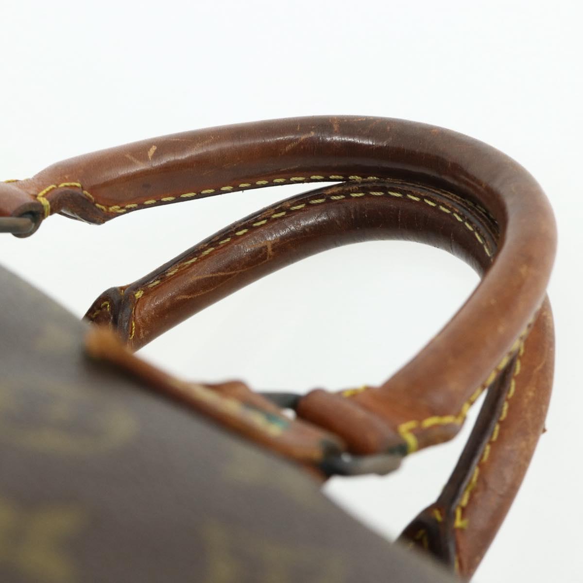 LOUIS VUITTON Monogram Speedy 30 Hand Bag M41526 LV Auth 178157