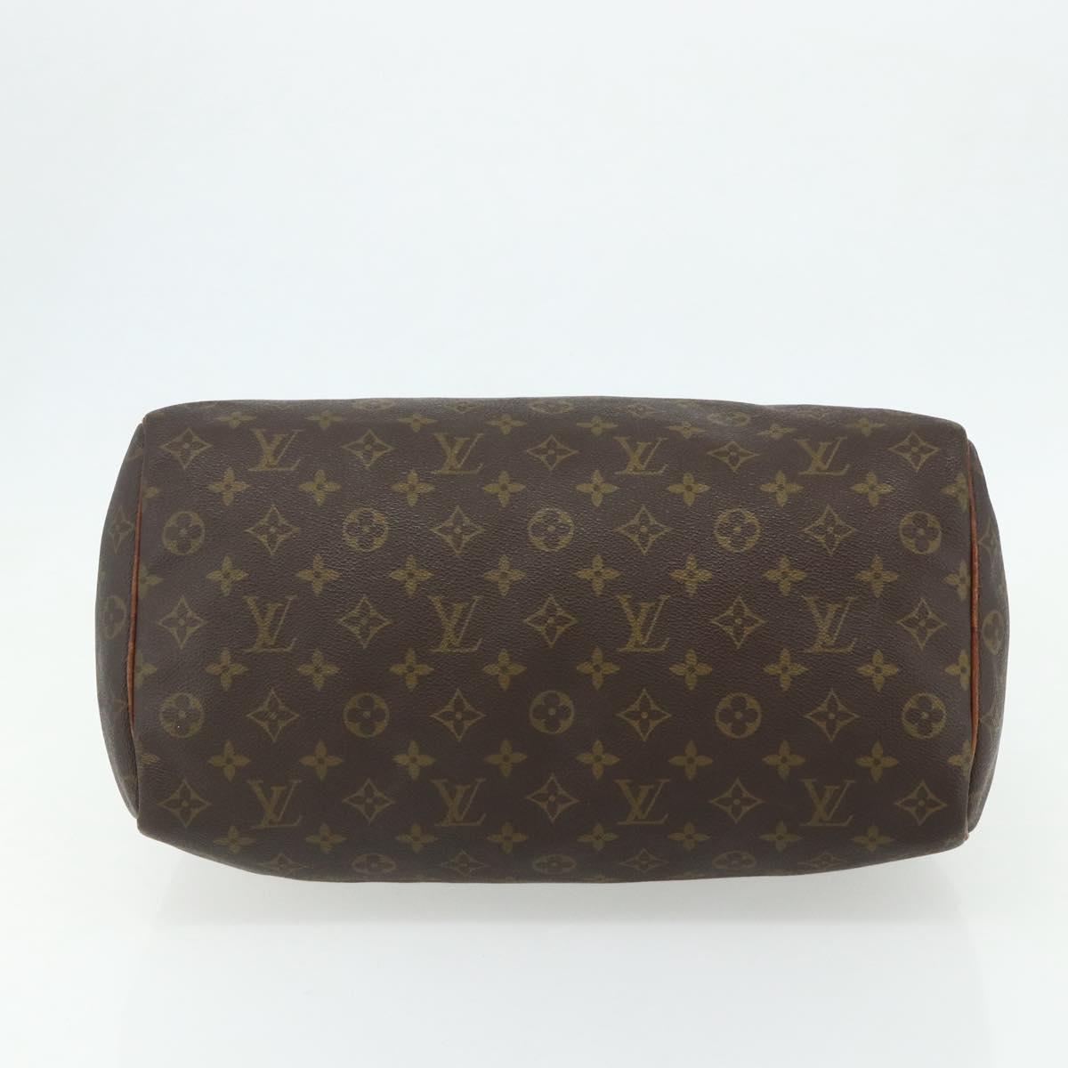 LOUIS VUITTON Monogram Speedy 30 Hand Bag M41526 LV Auth 178157