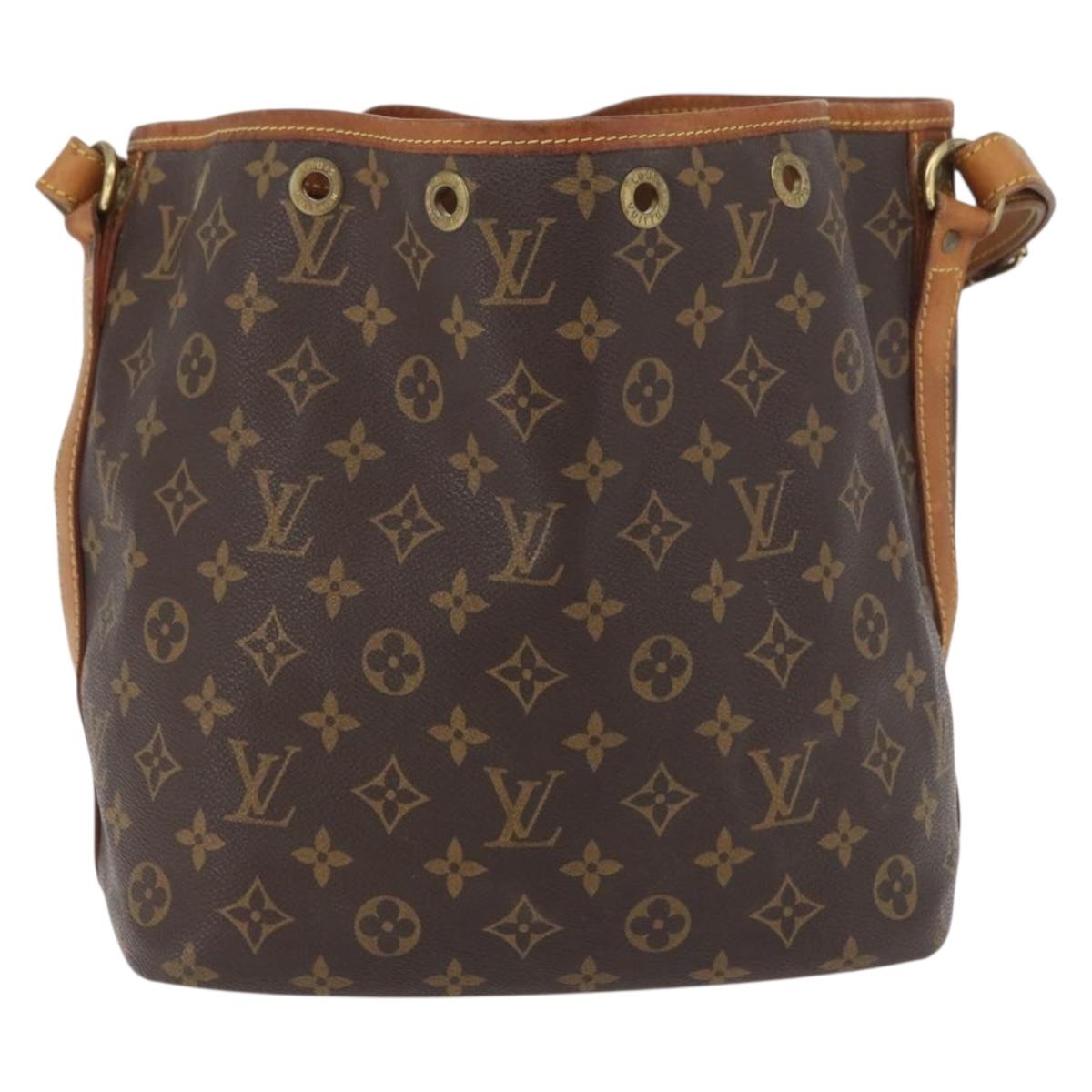 LOUIS VUITTON Monogram Petit Noe Shoulder Bag M42226 LV Auth 178191