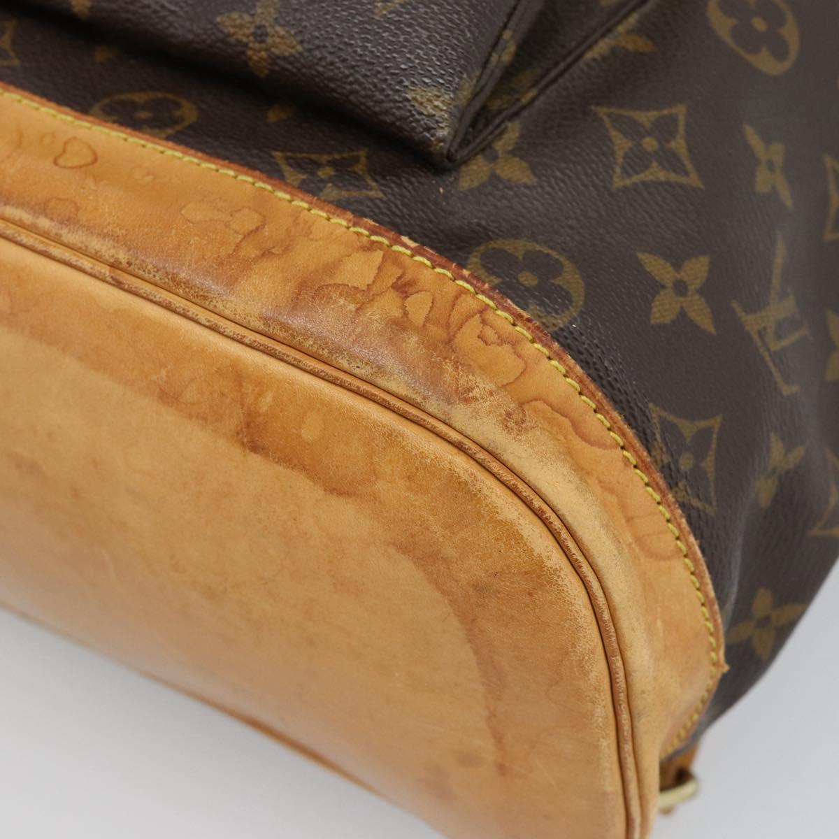 LOUIS VUITTON Monogram Montsouris GM Backpack M51135 LV Auth 178192
